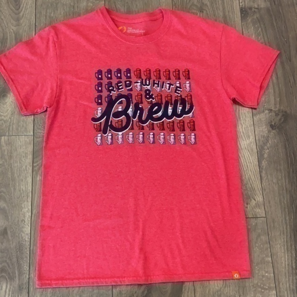 Red - White & Brew shirt 🍻
